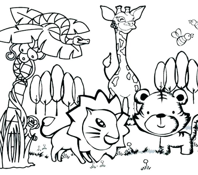 Cute Sea Animal Coloring Pages at GetDrawings | Free download