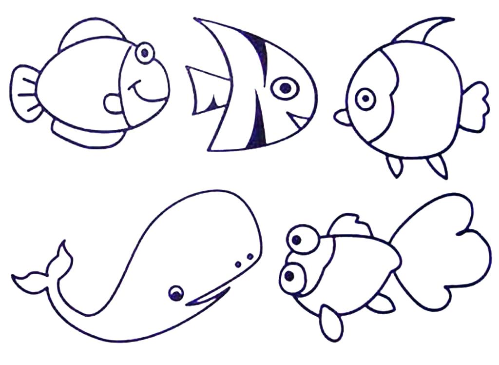 Cute Sea Animal Coloring Pages at GetDrawings | Free download
