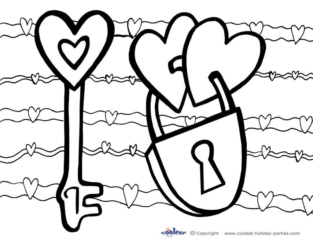 Cute Valentines Day Coloring Pages at GetDrawings.com | Free for