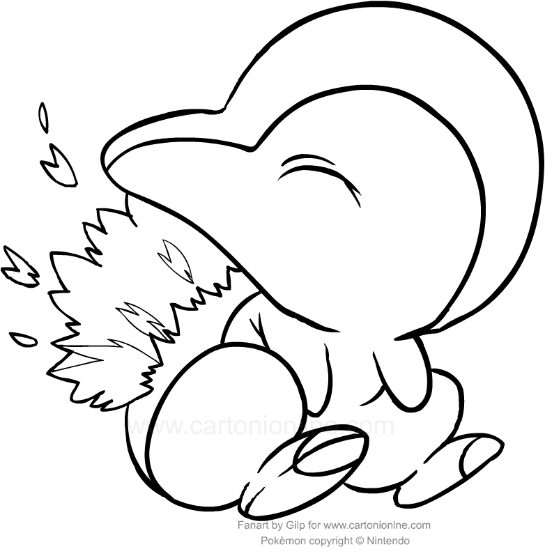 Cyndaquil Coloring Page At Getdrawings Free Download