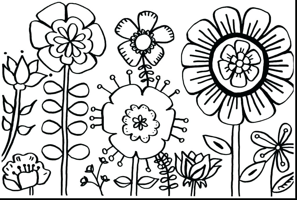 Daisy Flower Coloring Pages At Getdrawings Free Download