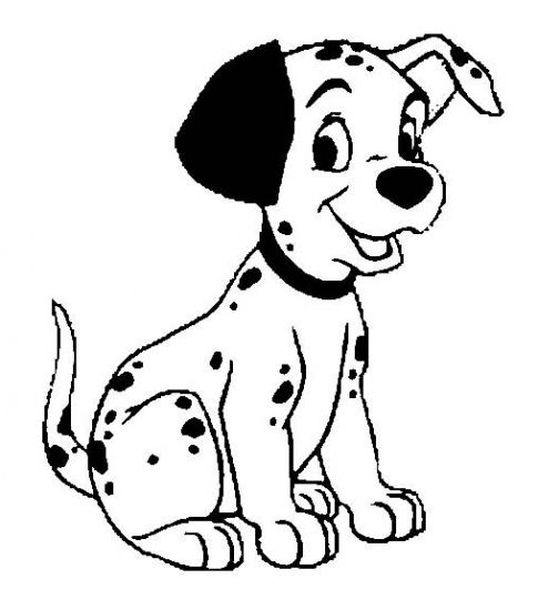 Dalmatian Dog Coloring Page At Getdrawings Free Download