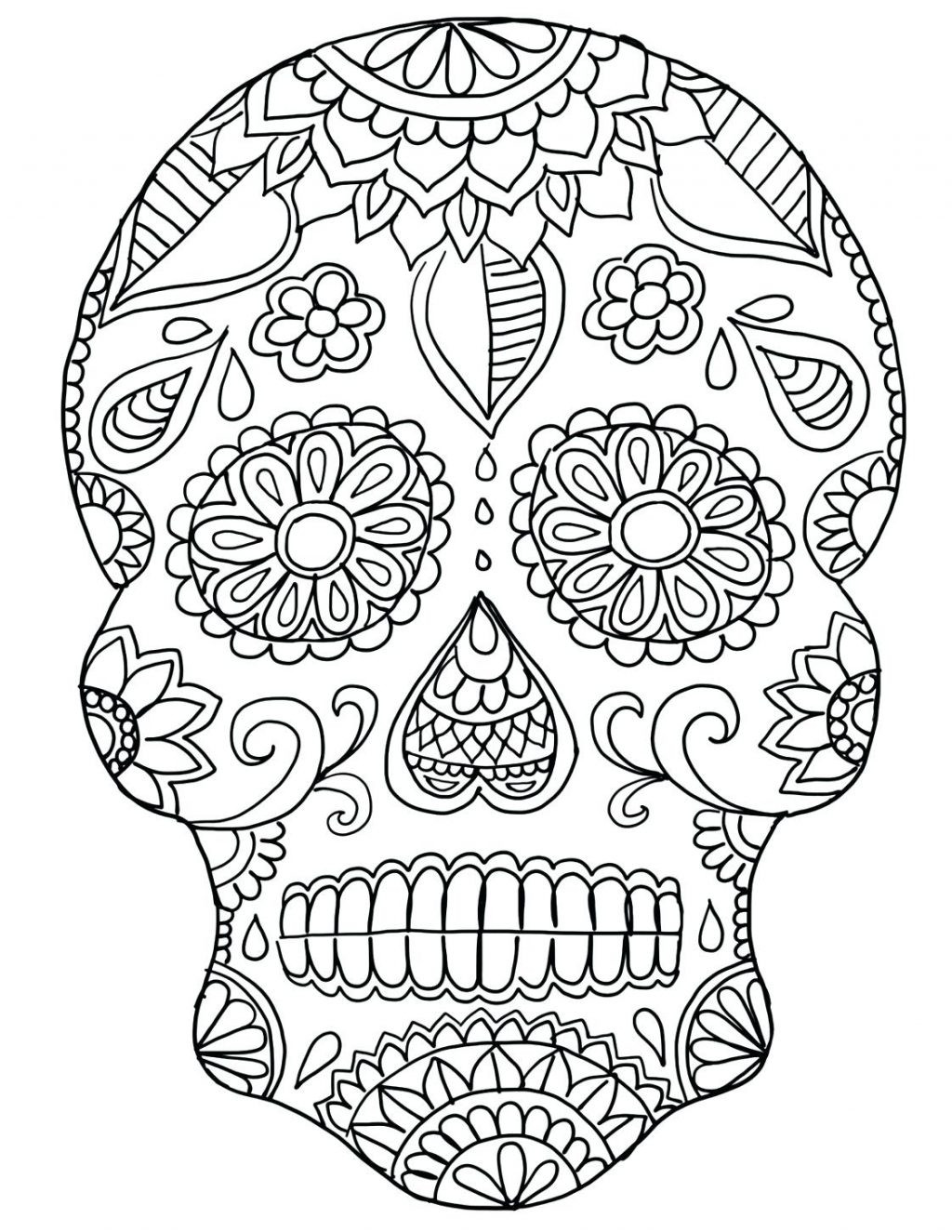 day-of-the-dead-skull-coloring-page-at-getdrawings-free-download