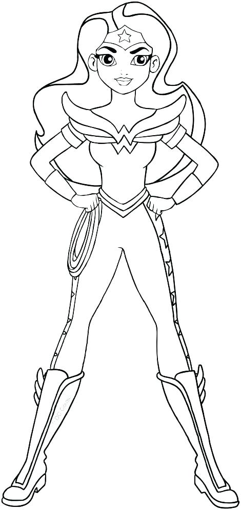 Dc Superhero Girls Coloring Pages at GetDrawings | Free download