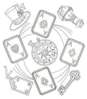 Deck Of Cards Coloring Pages at GetDrawings | Free download