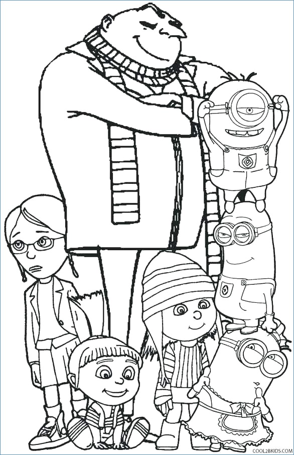 Despicable Me 2 Coloring Pages At GetDrawings Free Download