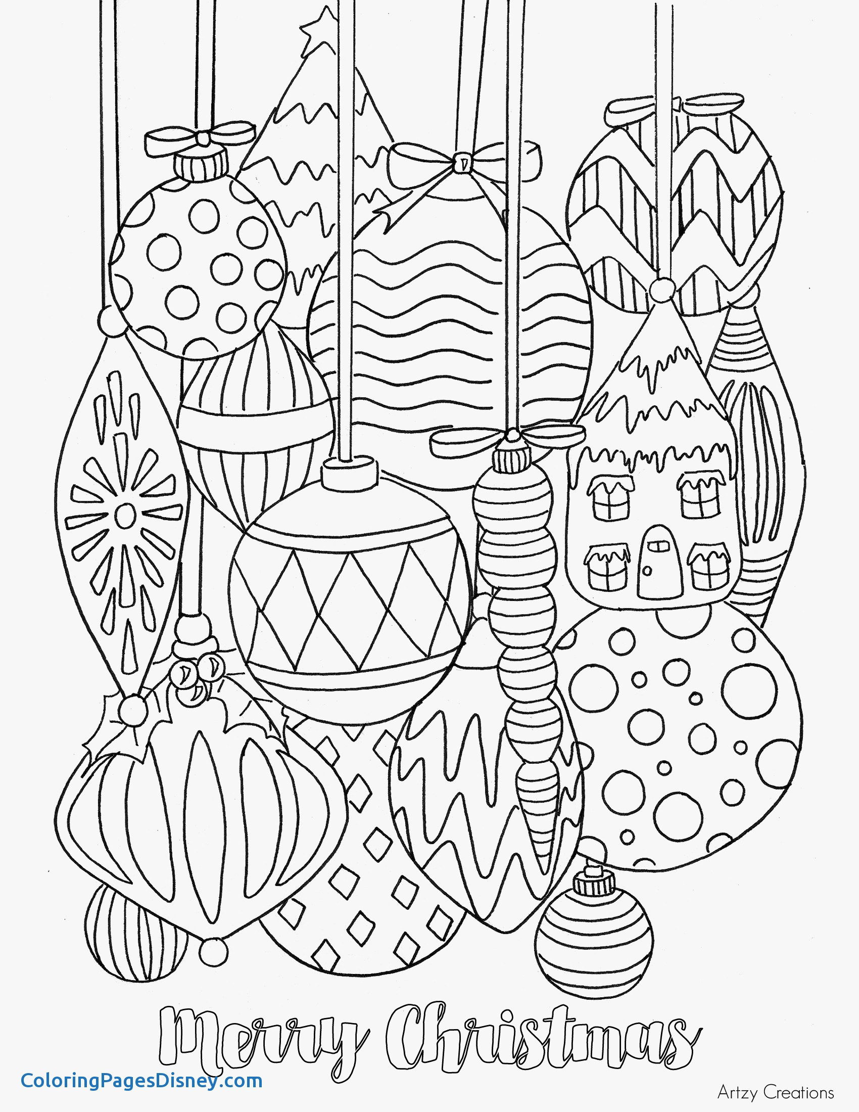 Detailed Christmas Coloring Pages At Getdrawings | Free Download
