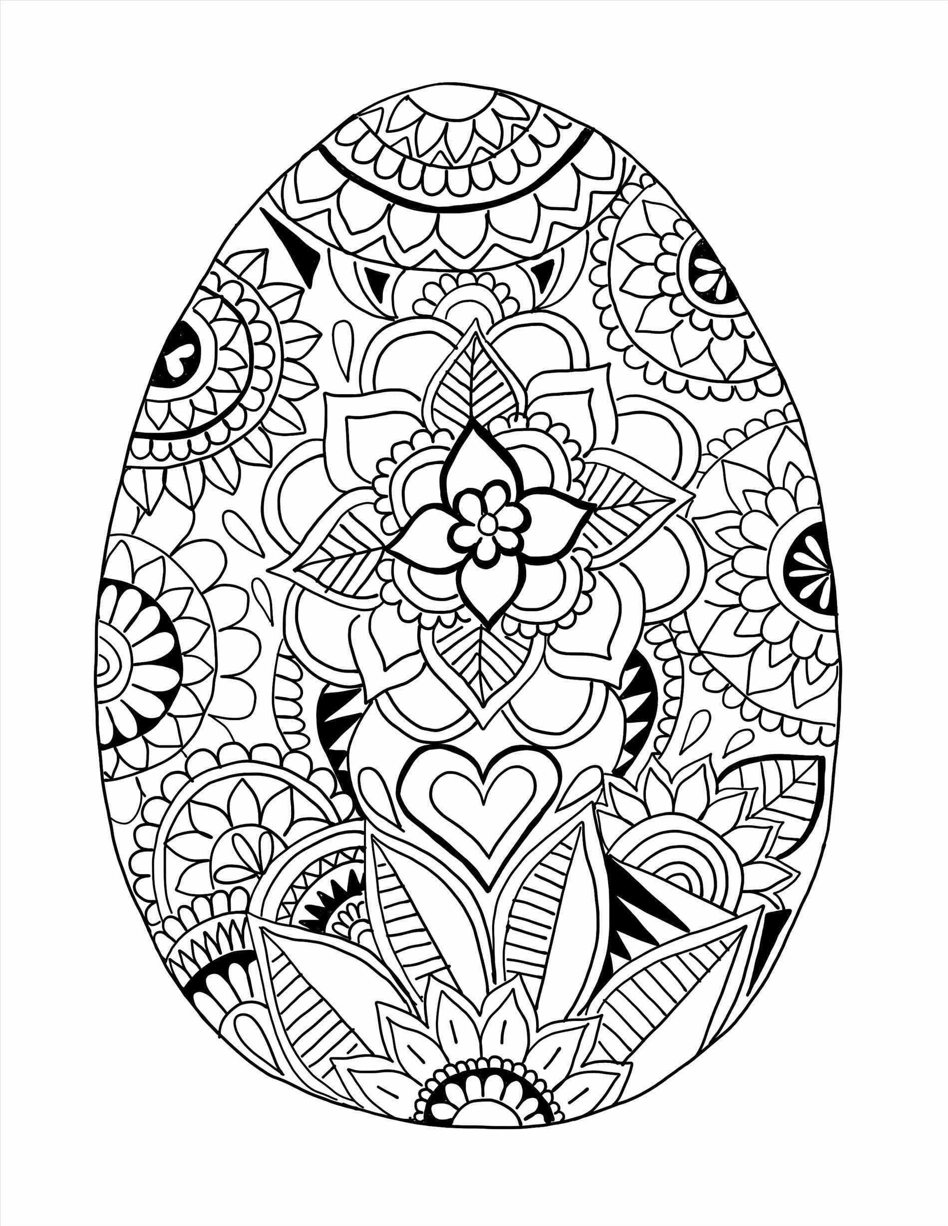 Detailed Easter Egg Coloring Pages At GetDrawings Free Download