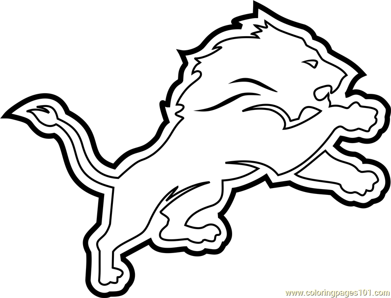 Detroit Lions Coloring Pages At GetDrawings Free Download