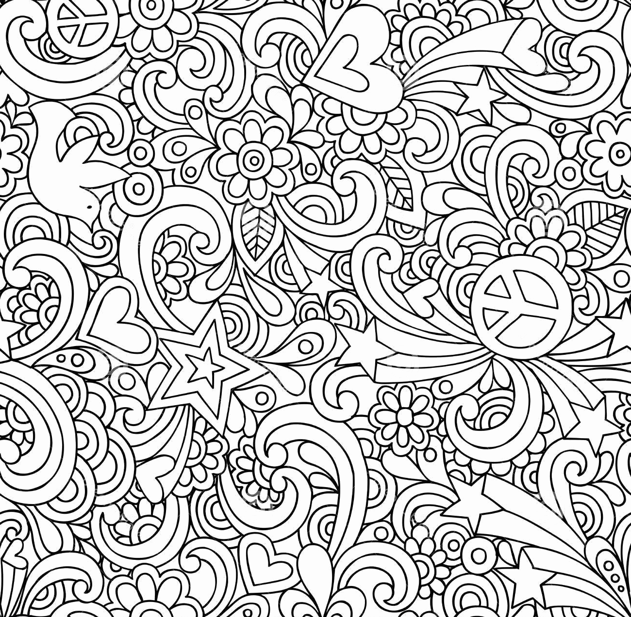 Difficult Abstract Coloring Pages at GetDrawings | Free download