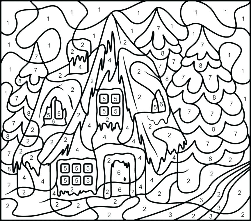 Difficult Color By Number Coloring Pages For Adults at GetDrawings