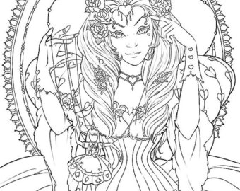 Digital Coloring Pages For Adults at GetDrawings | Free download
