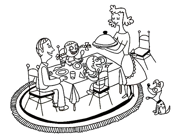 dinner-table-coloring-page-at-getdrawings-free-download