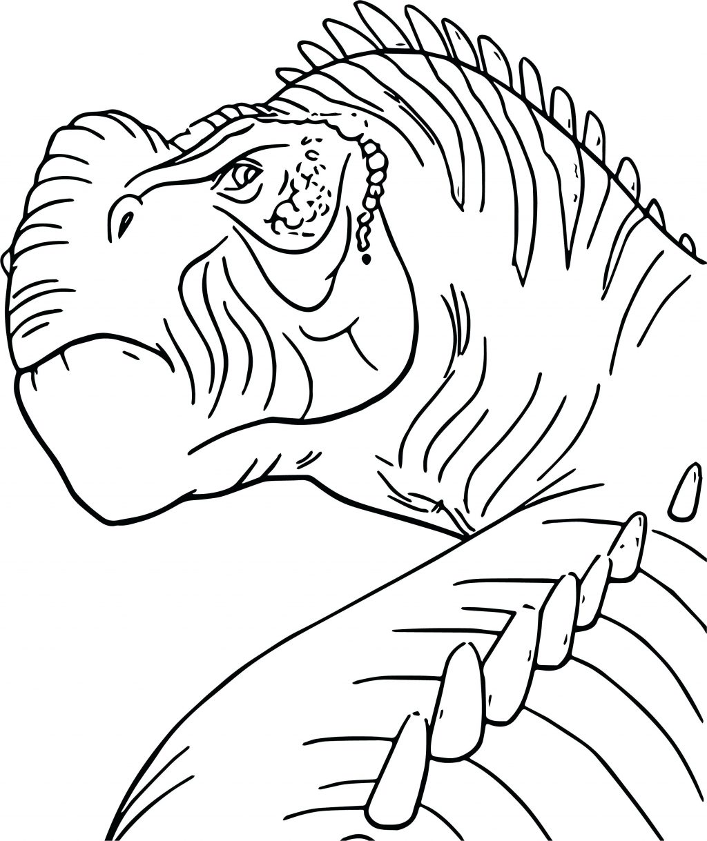 Dinosaur Head Coloring Pages At GetDrawings | Free Download