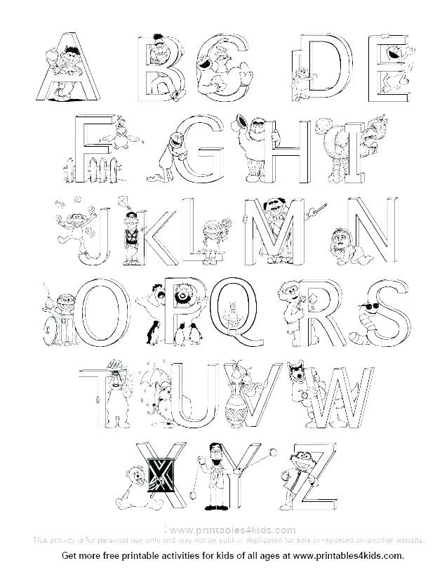 Disney Alphabet Coloring Pages At Getdrawings Free Download