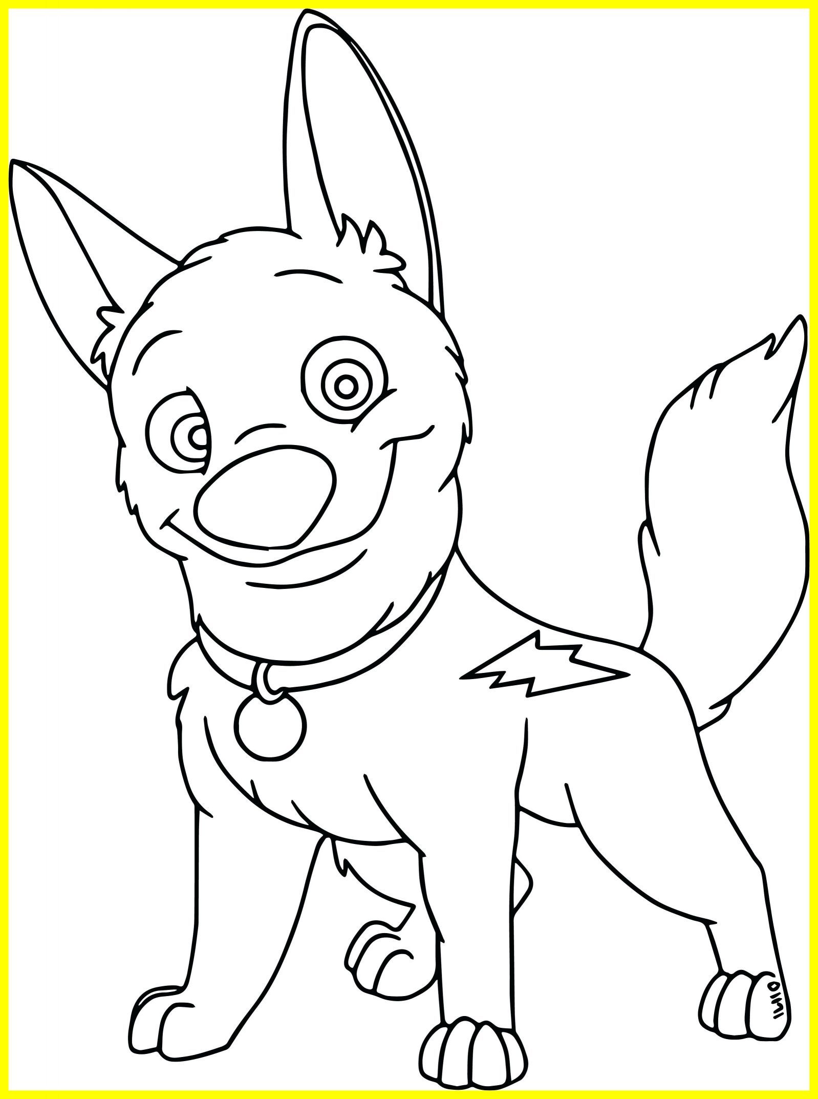 Disney Bolt Coloring Pages at GetDrawings | Free download