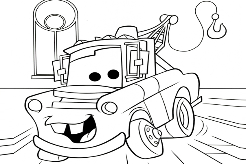 Featured image of post Disney Cars Coloring Pages Mack