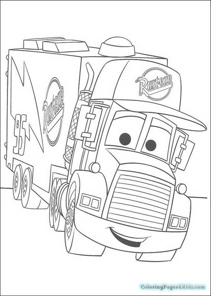 Disney Cars Printable Coloring Pages at GetDrawings | Free download