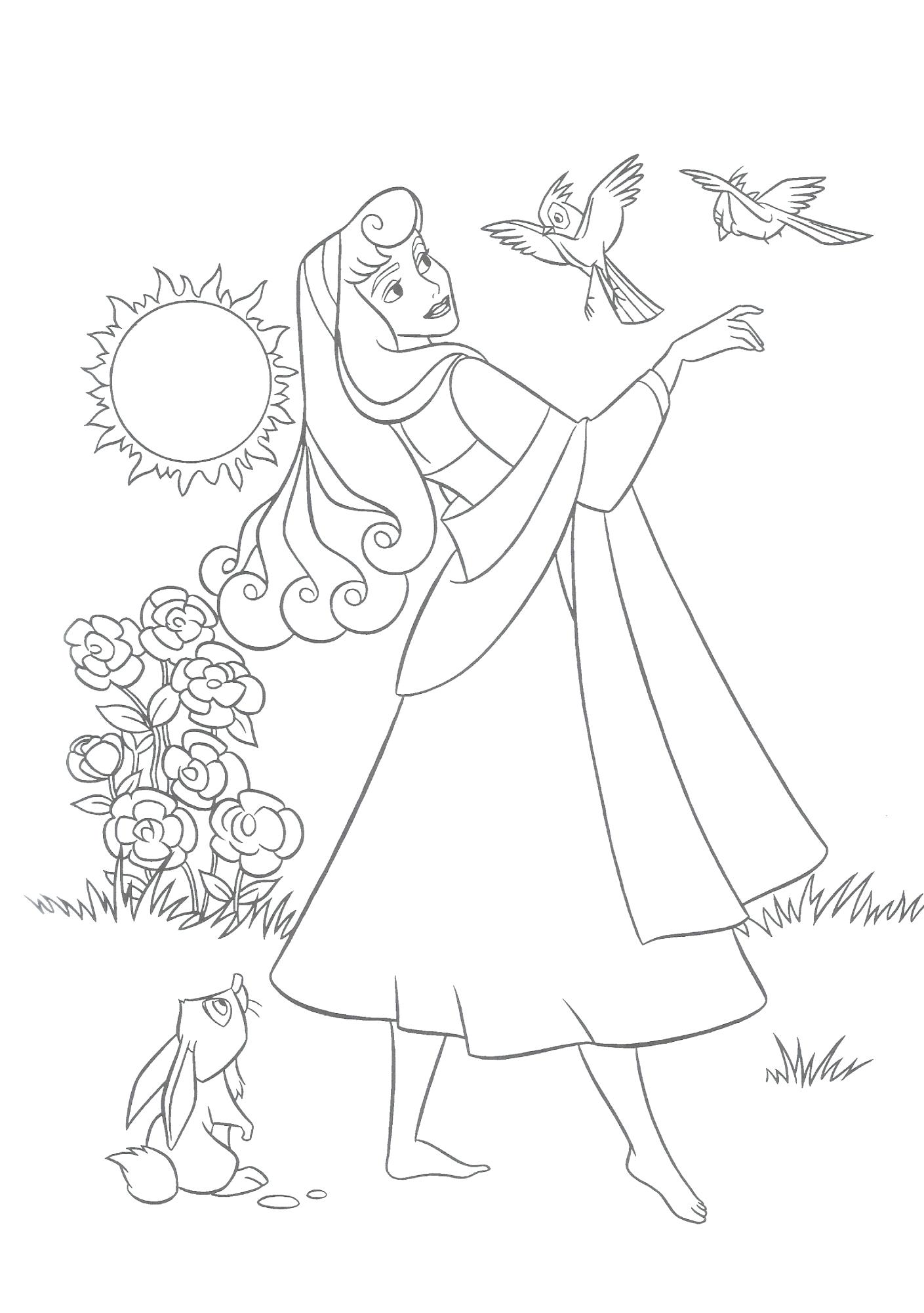 Disney Coloring Pages Sleeping Beauty At Getdrawings Free Download