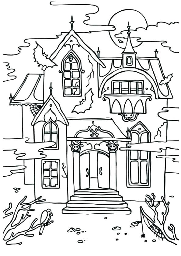 The best free Mansion coloring page images. Download from 111 free