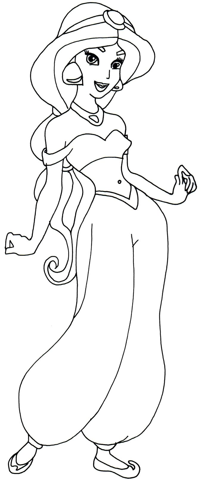 princess-jasmine-coloring-pages-at-getdrawings-free-download
