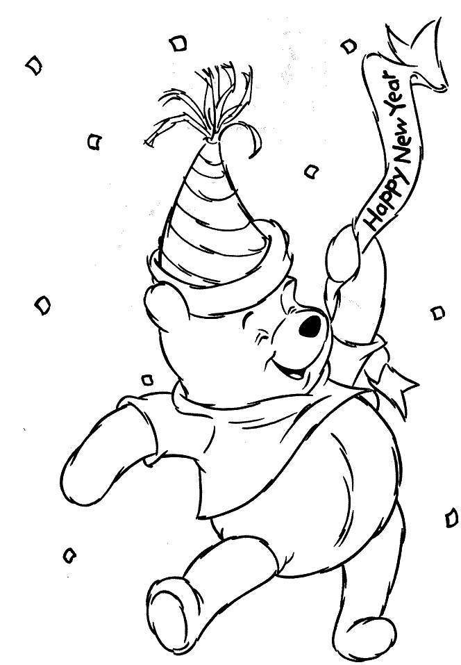 Disney New Years Coloring Pages at GetDrawings | Free download