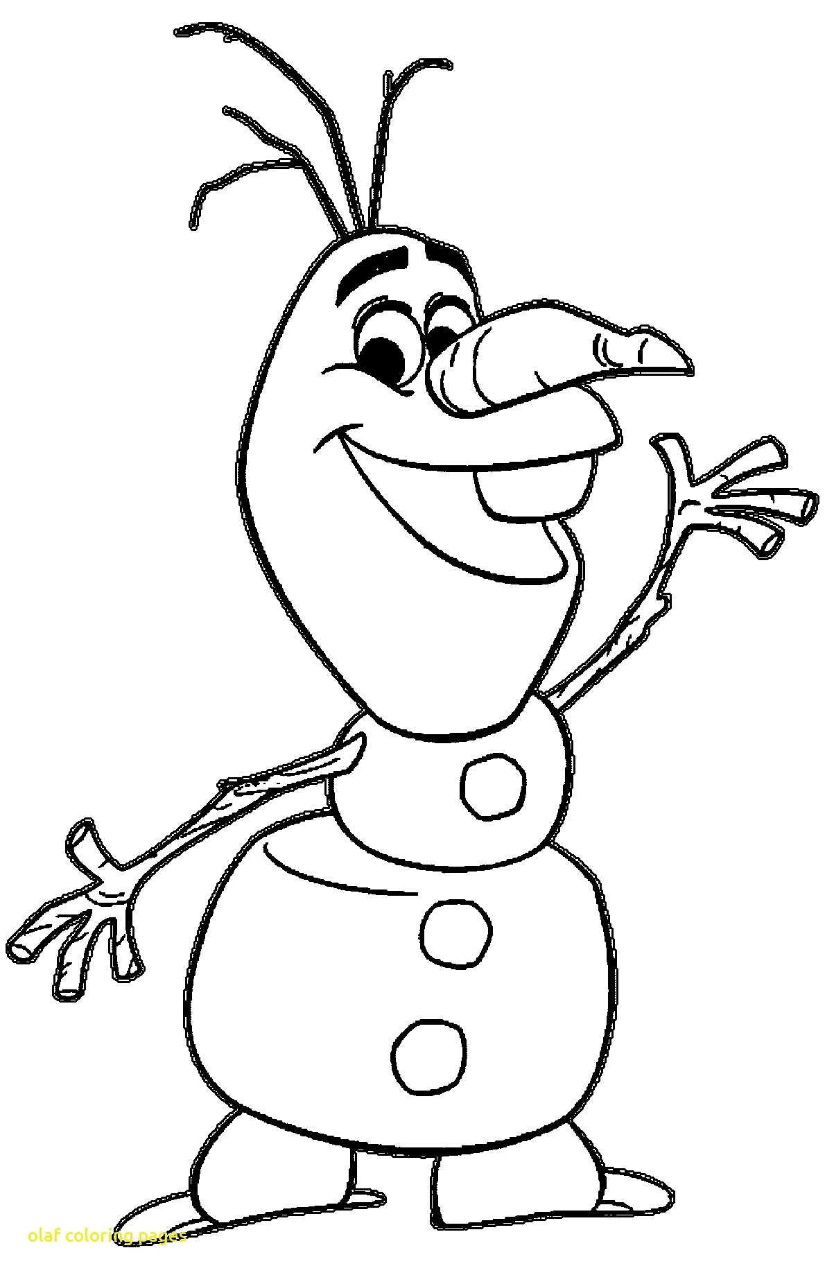 Disney Olaf Coloring Pages At GetDrawings Free Download