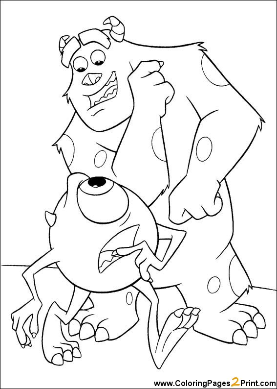 Disney Pixar Coloring Pages At Getdrawings Free Download