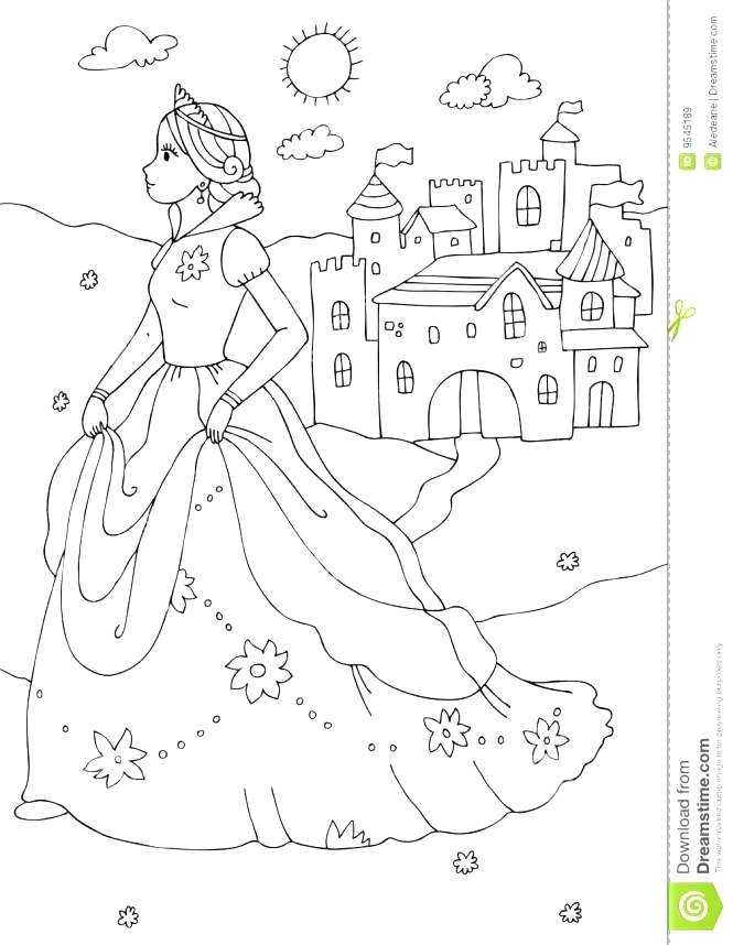 Disney Princess Castle Coloring Pages at GetDrawings | Free download