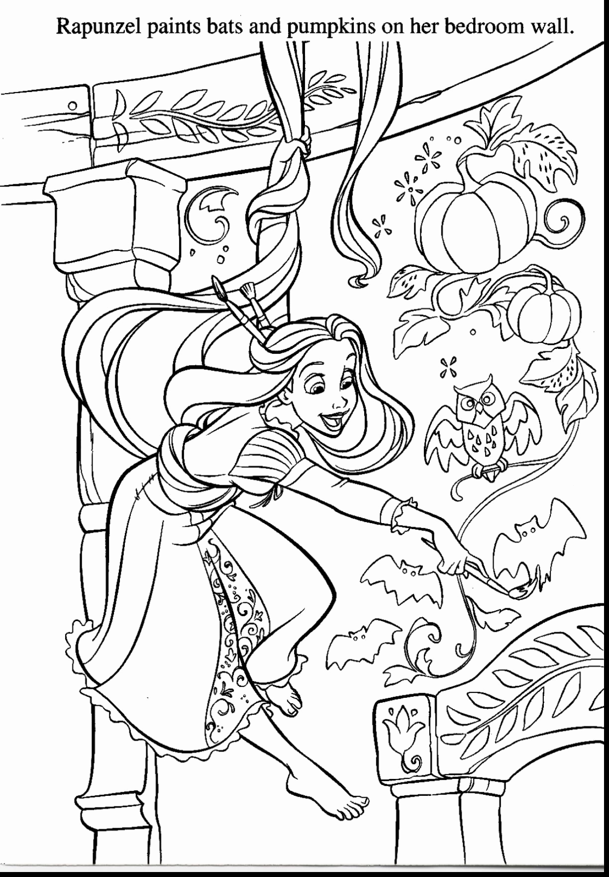 Disney Princess Halloween Coloring Pages At GetDrawings Free Download