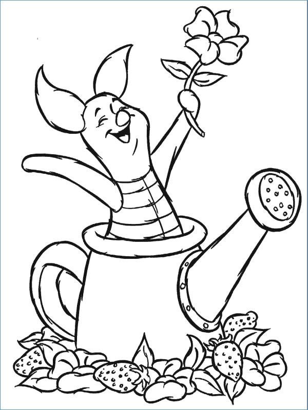 Spring disney coloring pages