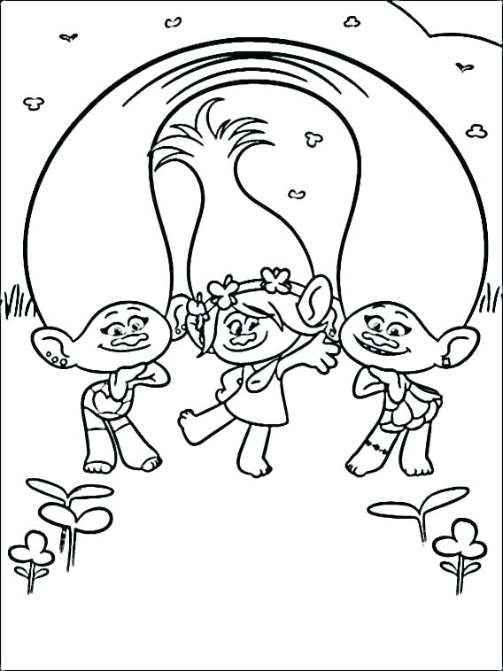 10 Vibrant Disney Trolls Coloring Pages for Limitless Creative Expression