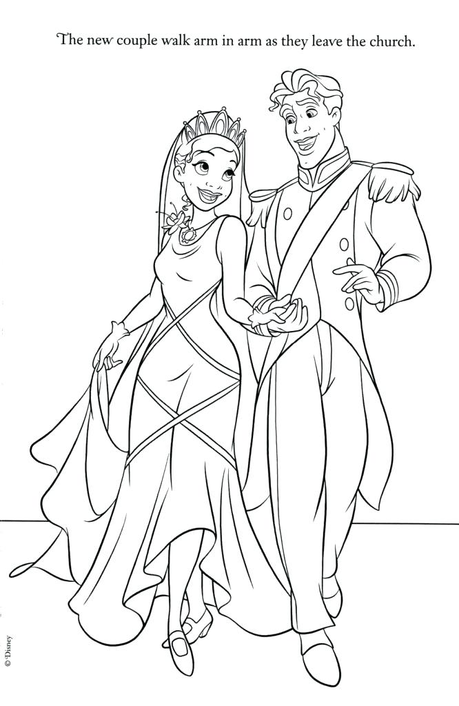 Disney Wedding Coloring Pages at GetDrawings Free download