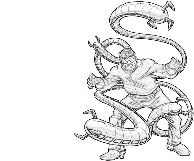 Doctor Octopus Coloring Pages At Getdrawings Free Download