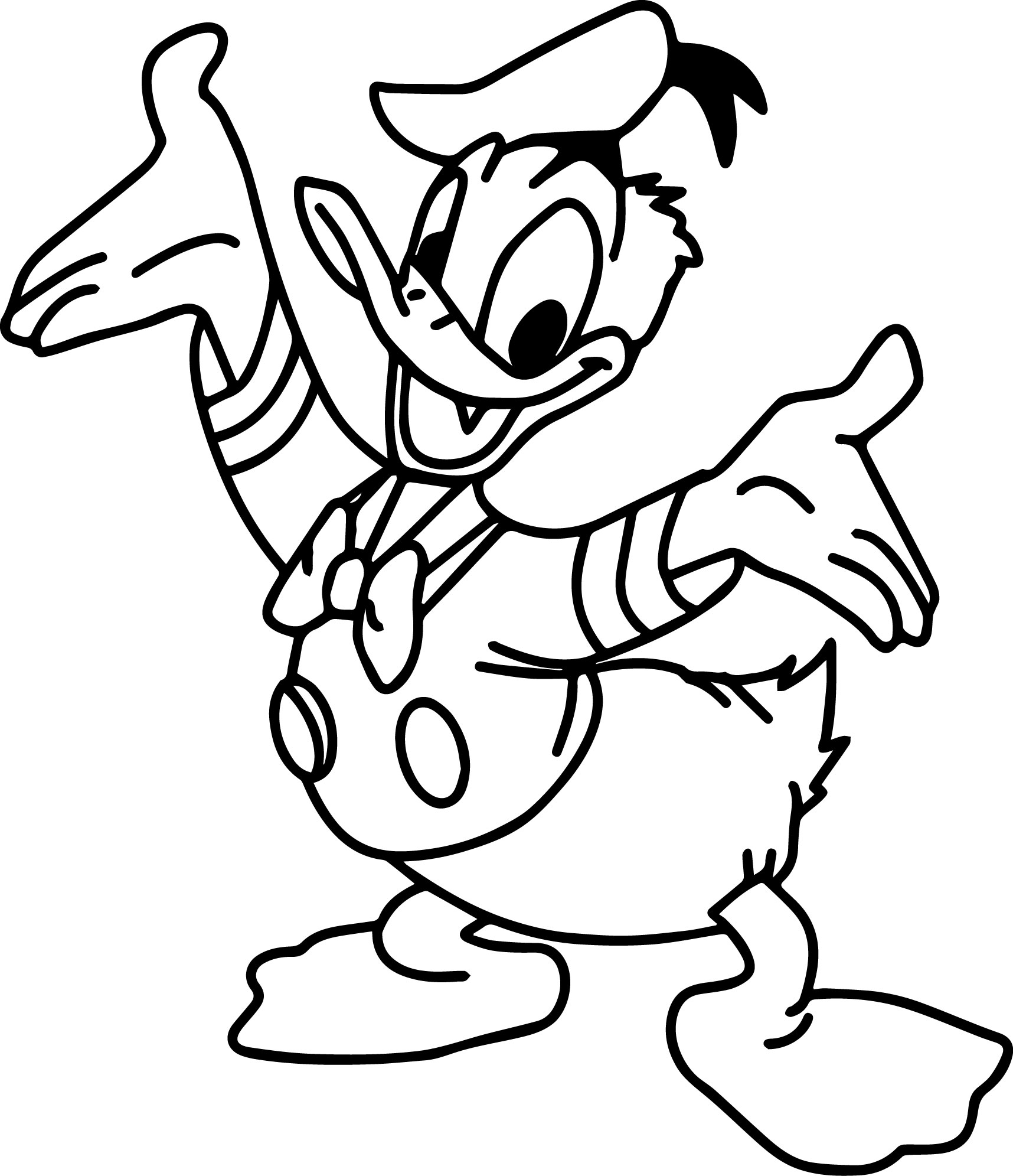 Donald Duck Printable Coloring Pages at GetDrawings Free download