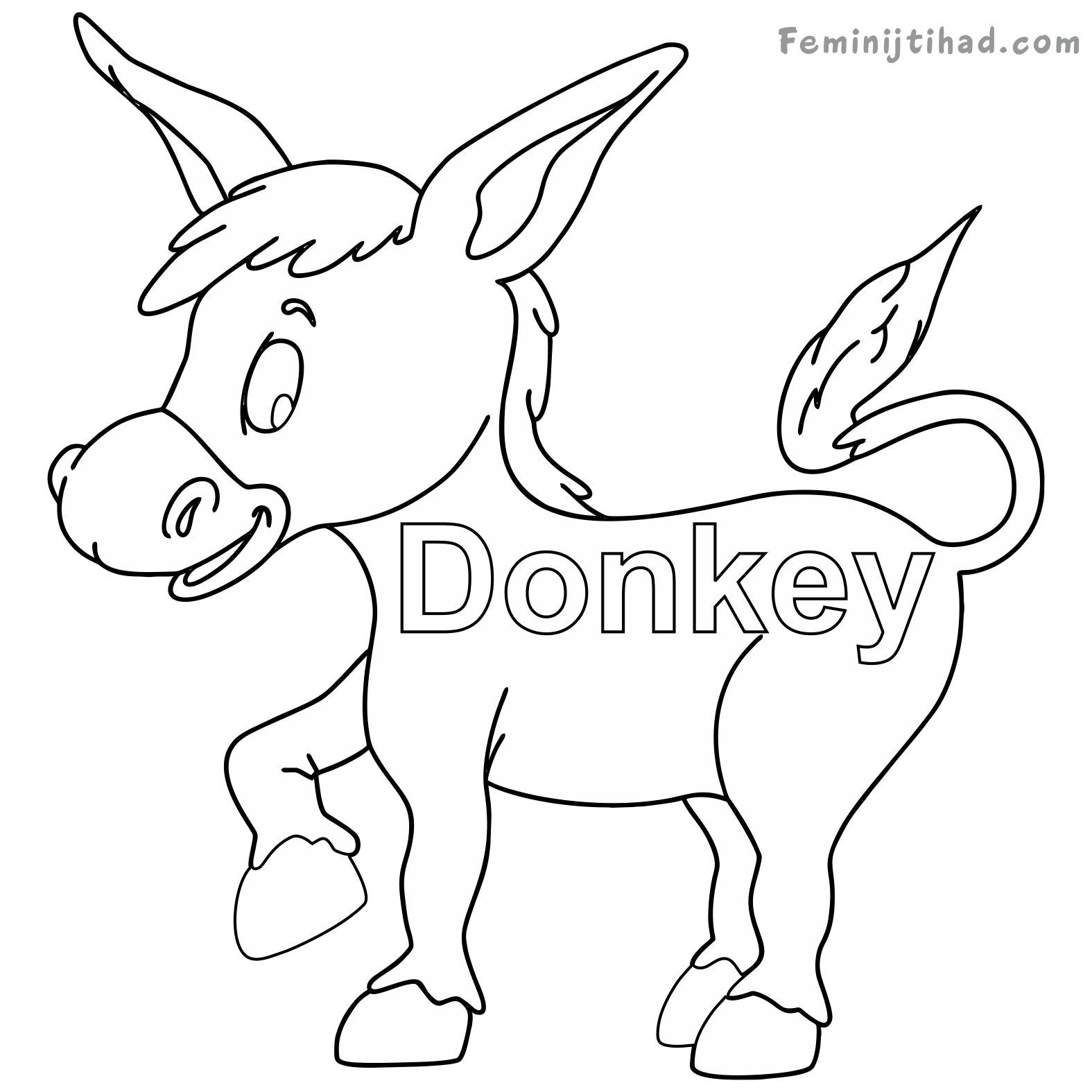 donkey-template-printable-printable-word-searches