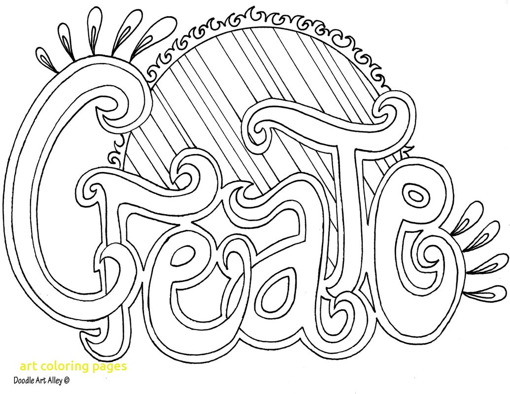 Free Coloring Pages - DOODLE ART ALLEY