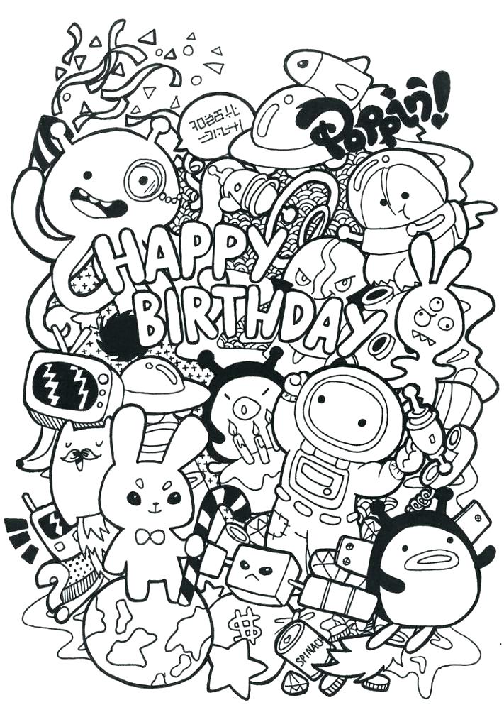 Doodle Coloring Pages Printable At GetDrawings Free Download