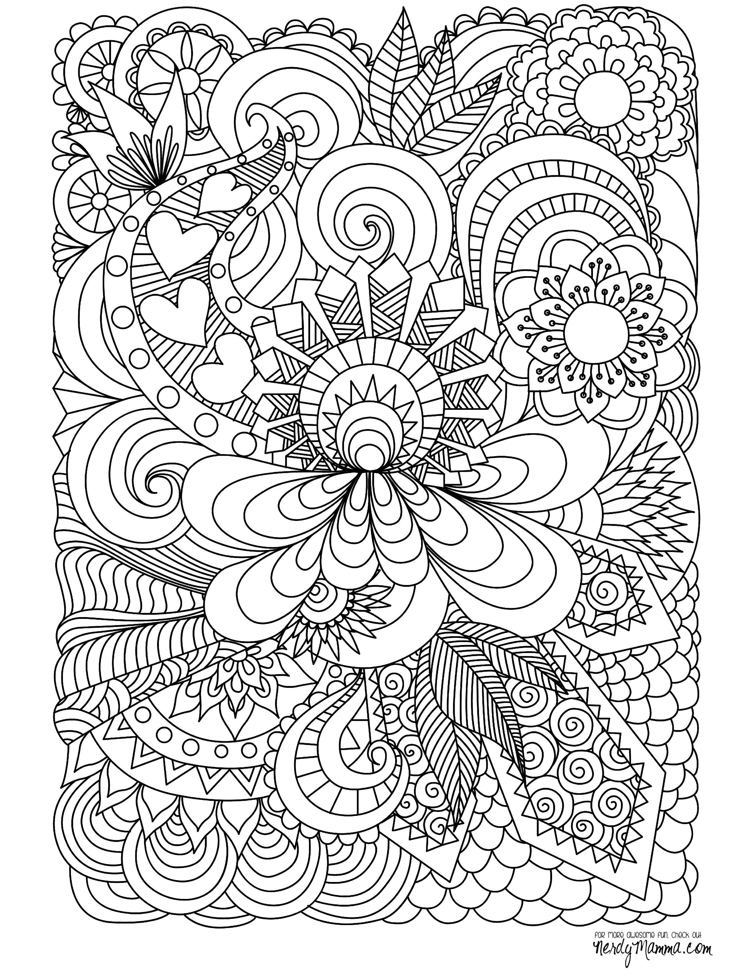 10 Fun Doodle Coloring Pages for Adults: Unleash Your Inner Artist