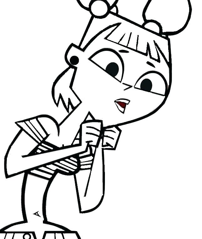 645x762 Total Drama Coloring Pages Total Drama Action Coloring Page...