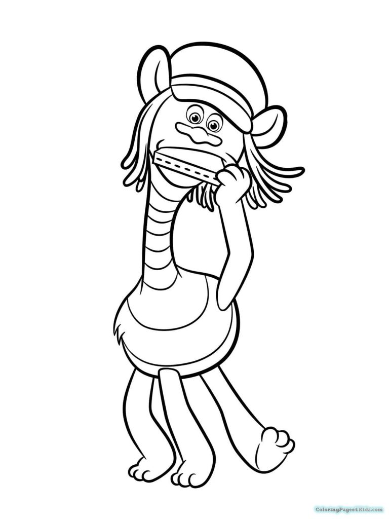 Dreamworks Trolls Coloring Pages at GetDrawings | Free download