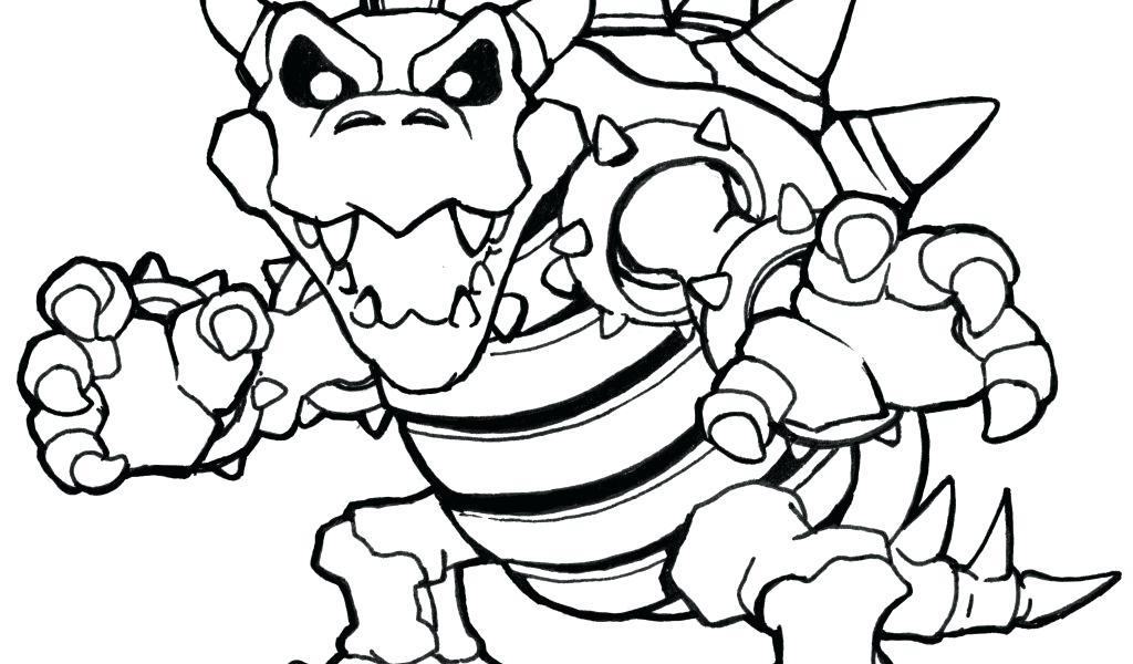 1024x600 Bowser Coloring Pages Dry Coloring Pages Bowser Jr Colorin...