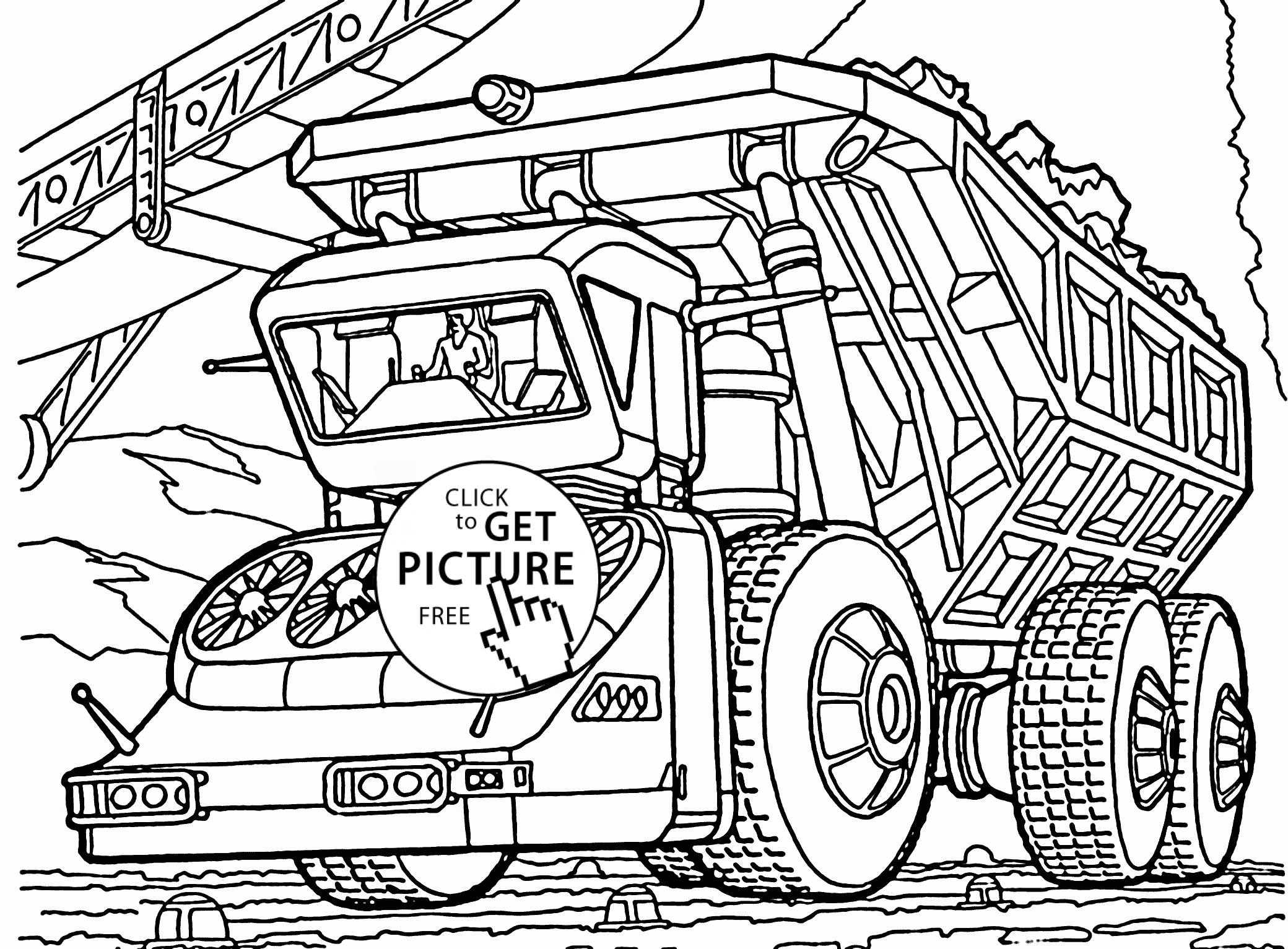 Dump Truck Drawing At GetDrawings Free Download