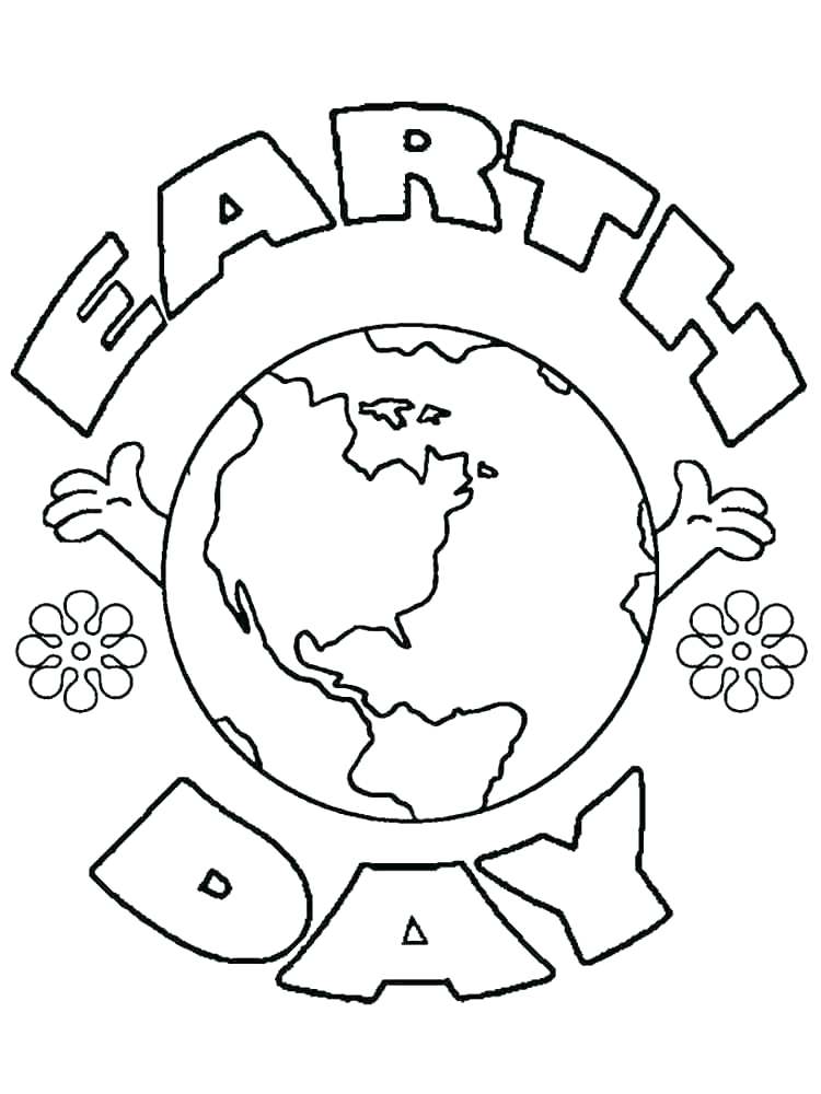 Earth Day Coloring Pages Kindergarten at GetDrawings | Free download