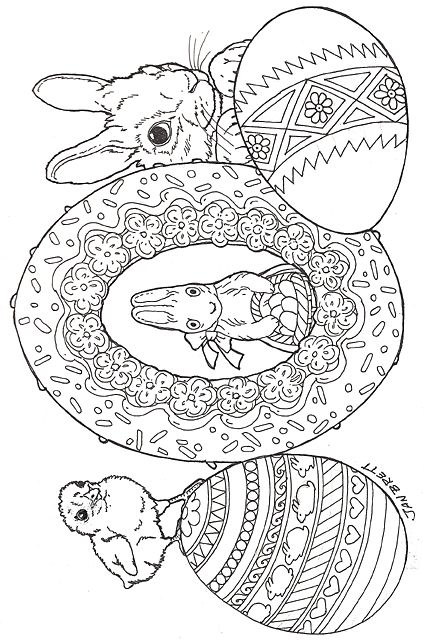 Easter Adult Coloring Pages At Getdrawings Free Download