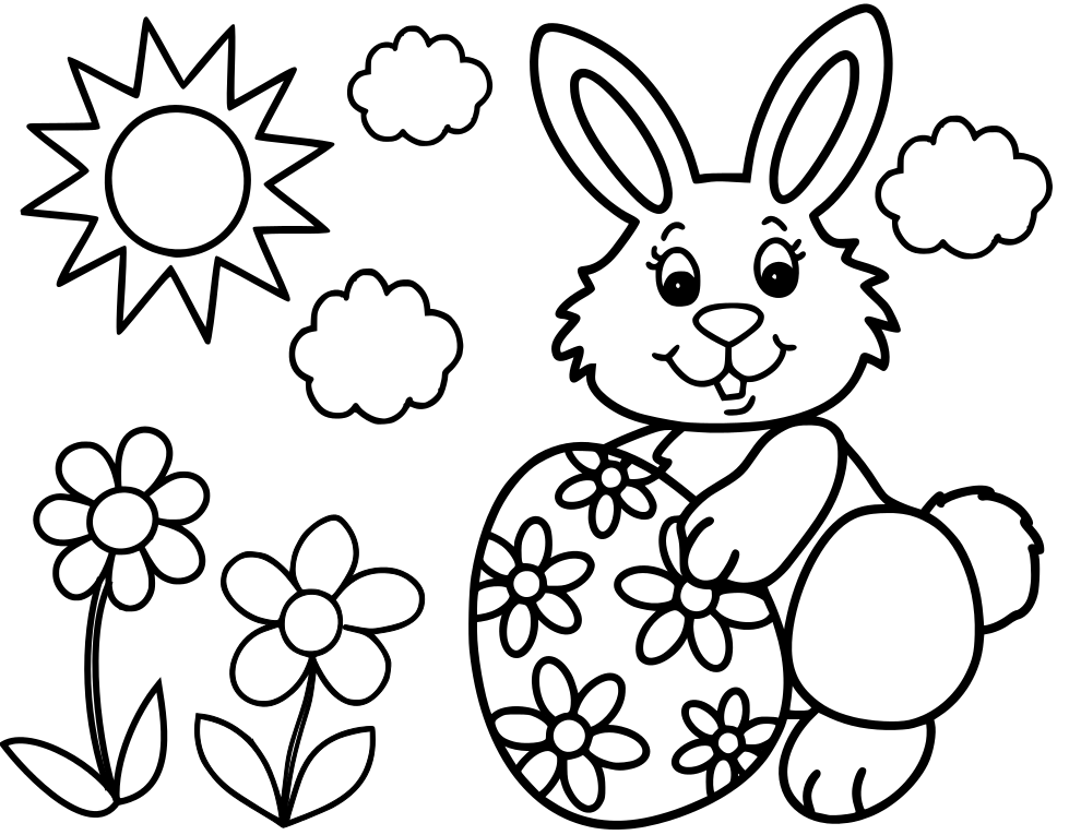 Easter Bunny Coloring Pages At GetDrawings Free Download