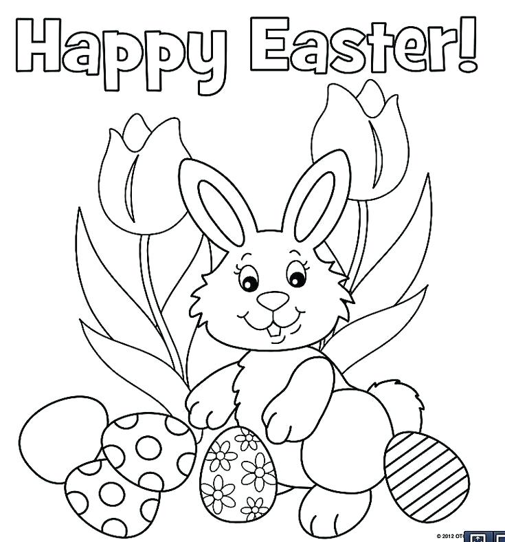 Easter Bunny Coloring Pages To Print At Getdrawings | Free Download