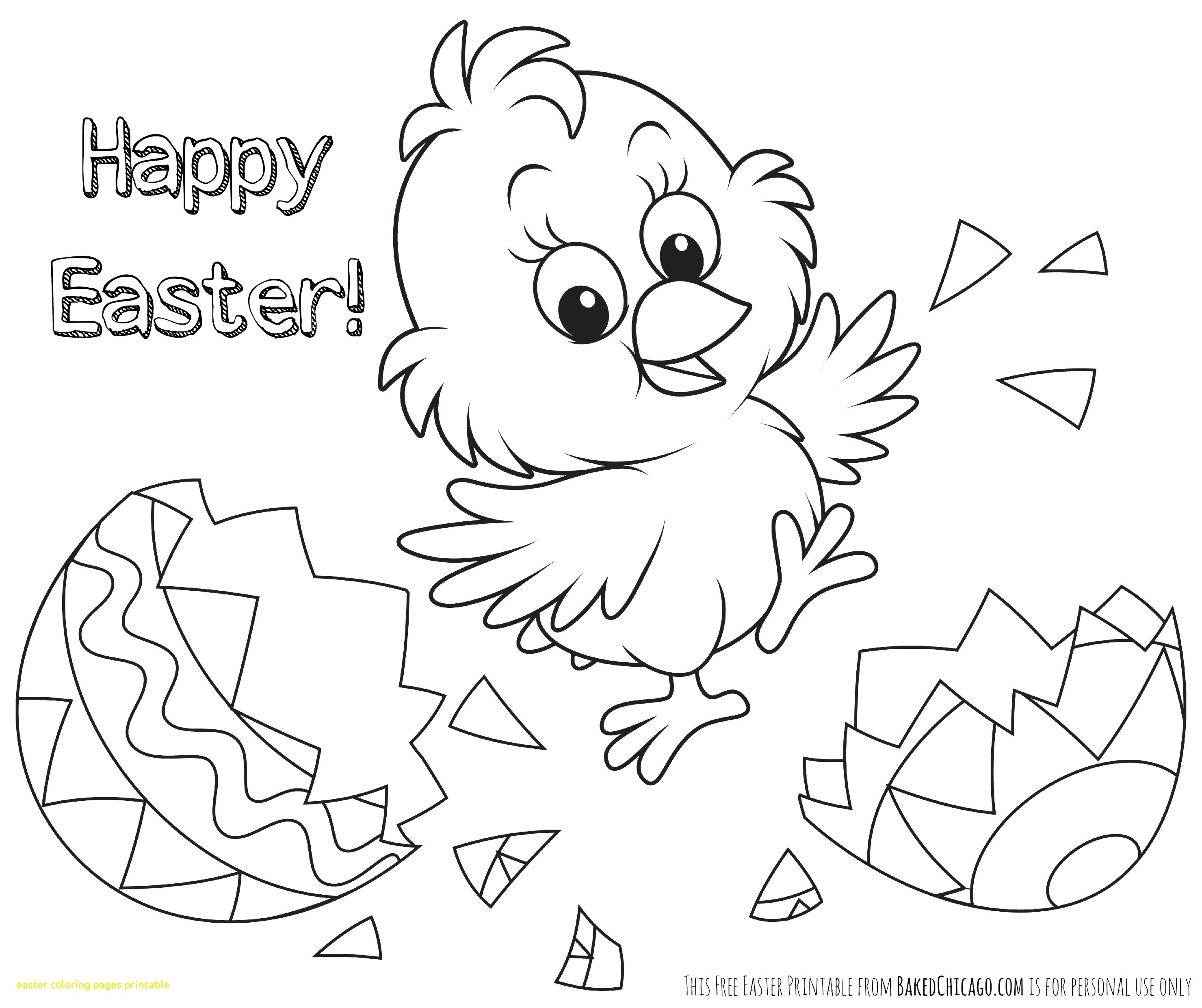 Easter Coloring Pages For Preschoolers at GetDrawings | Free download
