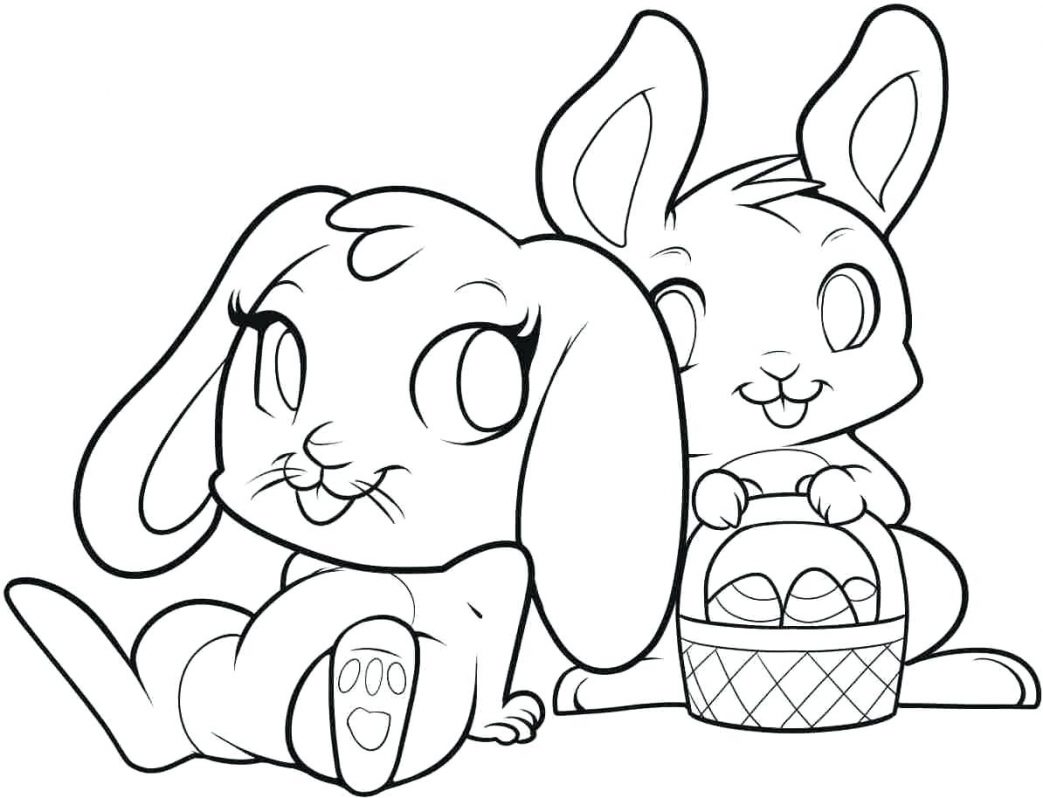 Easter Duck Coloring Pages at GetDrawings | Free download