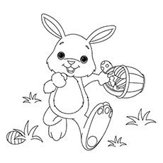 Easter Rabbit Coloring Pages at GetDrawings | Free download